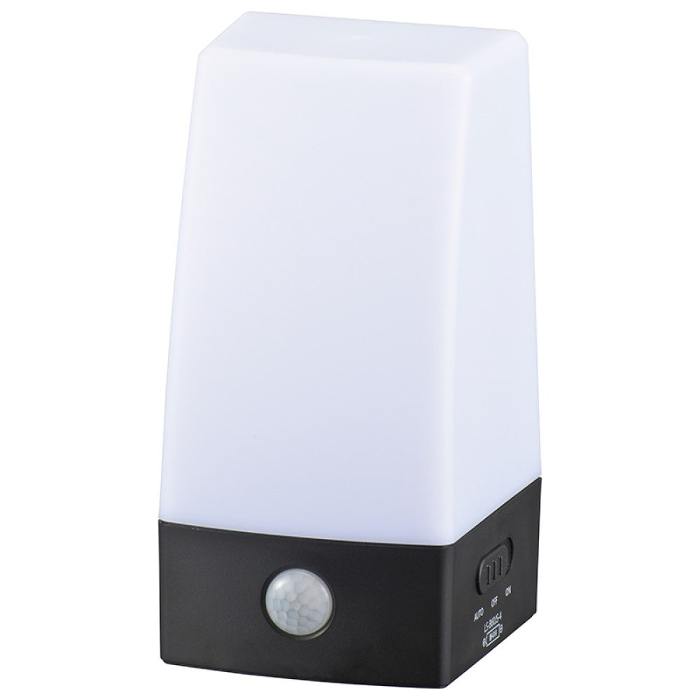 Ohm Electric LED Sensor Light Battery Operated Tabletop 60 Lumens Black