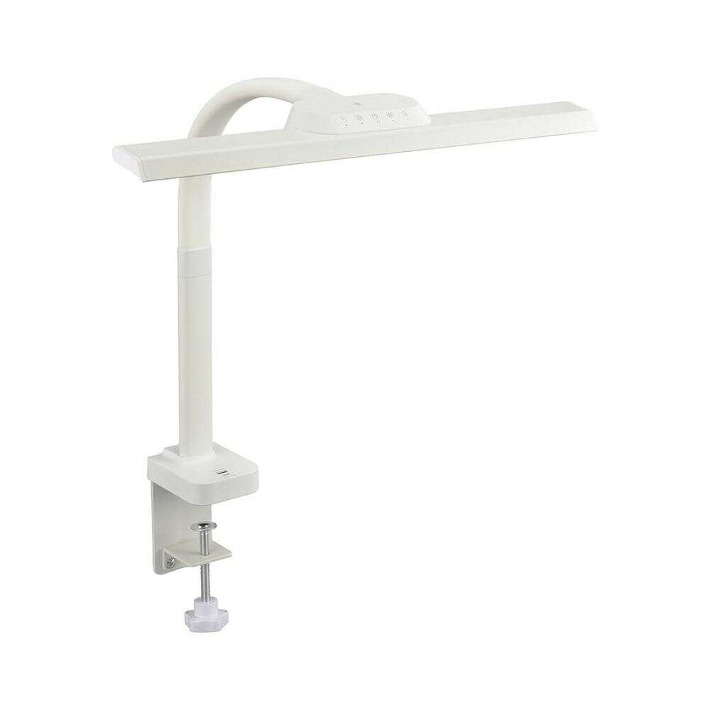 Ohm Electric LED Clamp Light Type T White