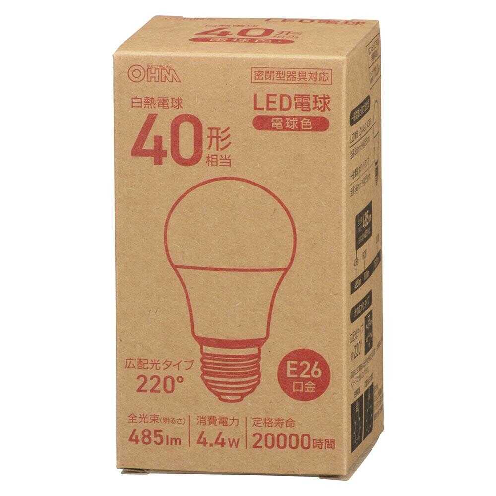 Ohm Electric LED Bulb E26 Equivalent to 40W Warm White - 1 Piece