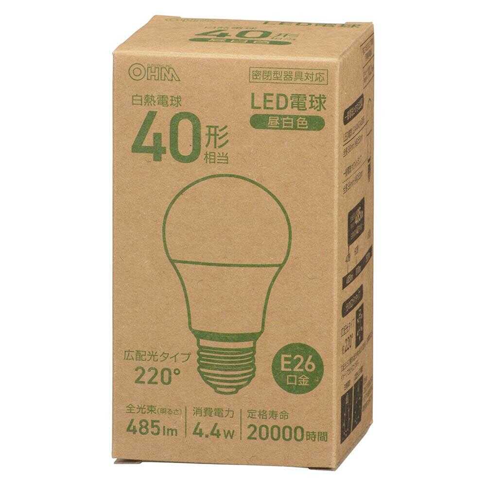 Ohm Electric LED Bulb E26 40W Equivalent Daylight