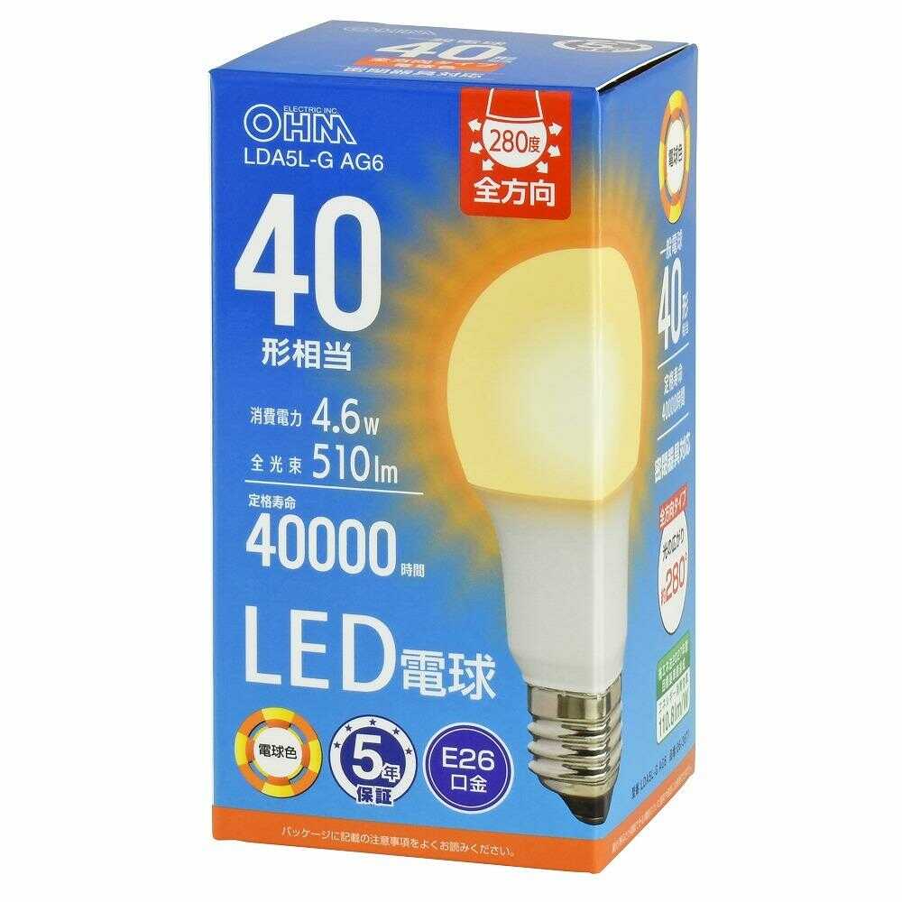 Ohm Electric LED Bulb E26 Equivalent to 40W - 1 Piece
