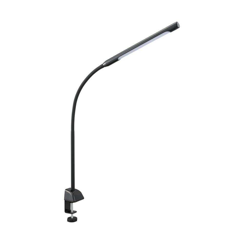Ohm Electric LED Clamp Light 3 Brightness Levels Black