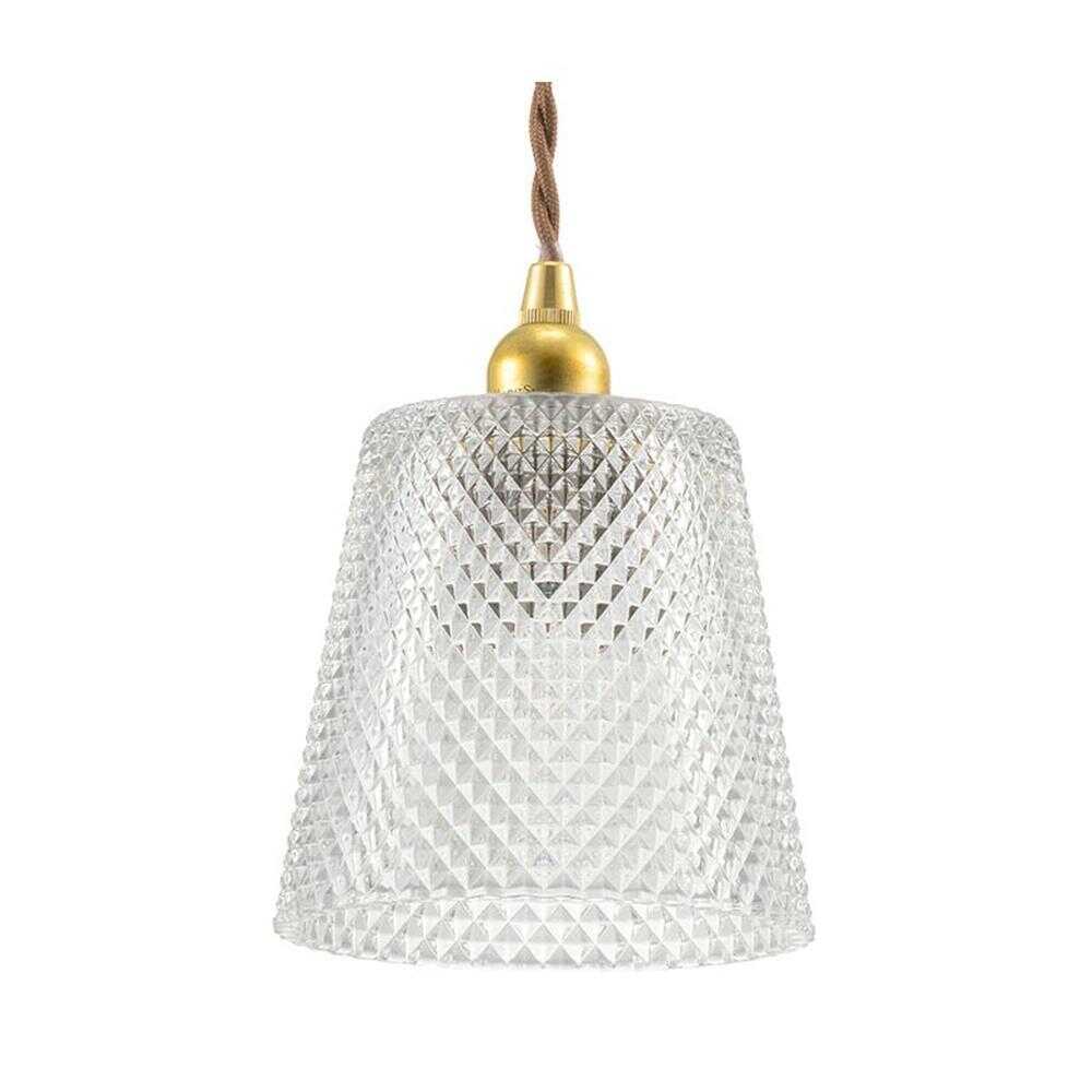 Ohm Electric Pendant Light with Glass Shade Type B