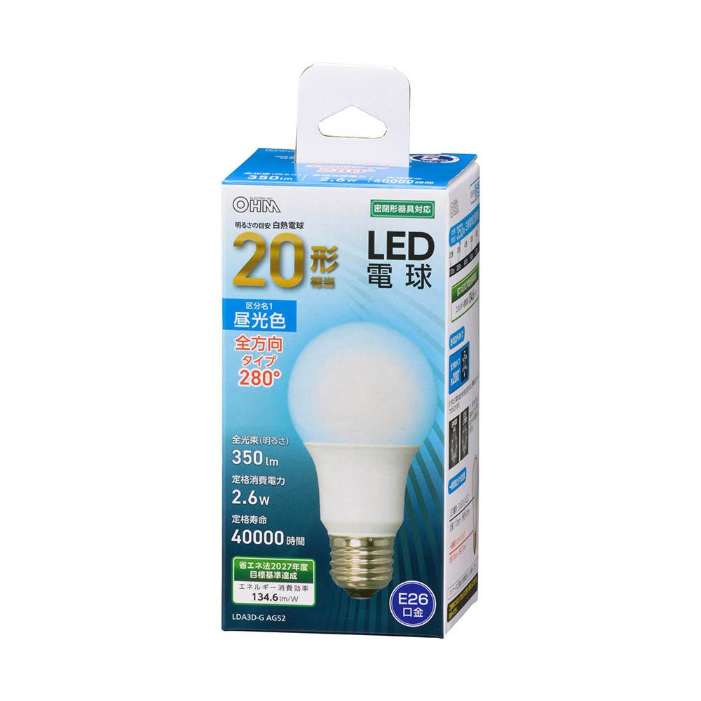 Ohm Electric LED Bulb E26 Equivalent to 20W