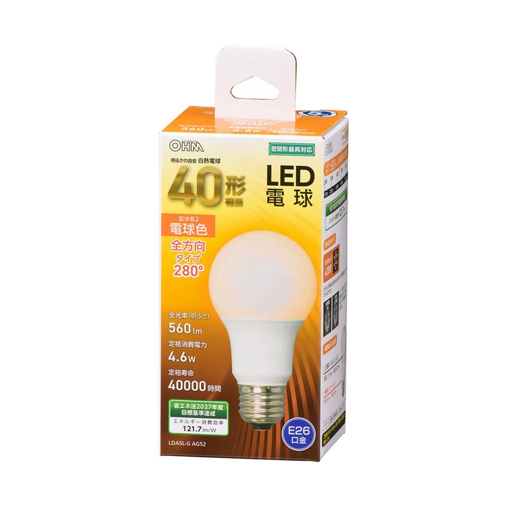 Ohm Electric LED Bulb E26 Equivalent to 40W