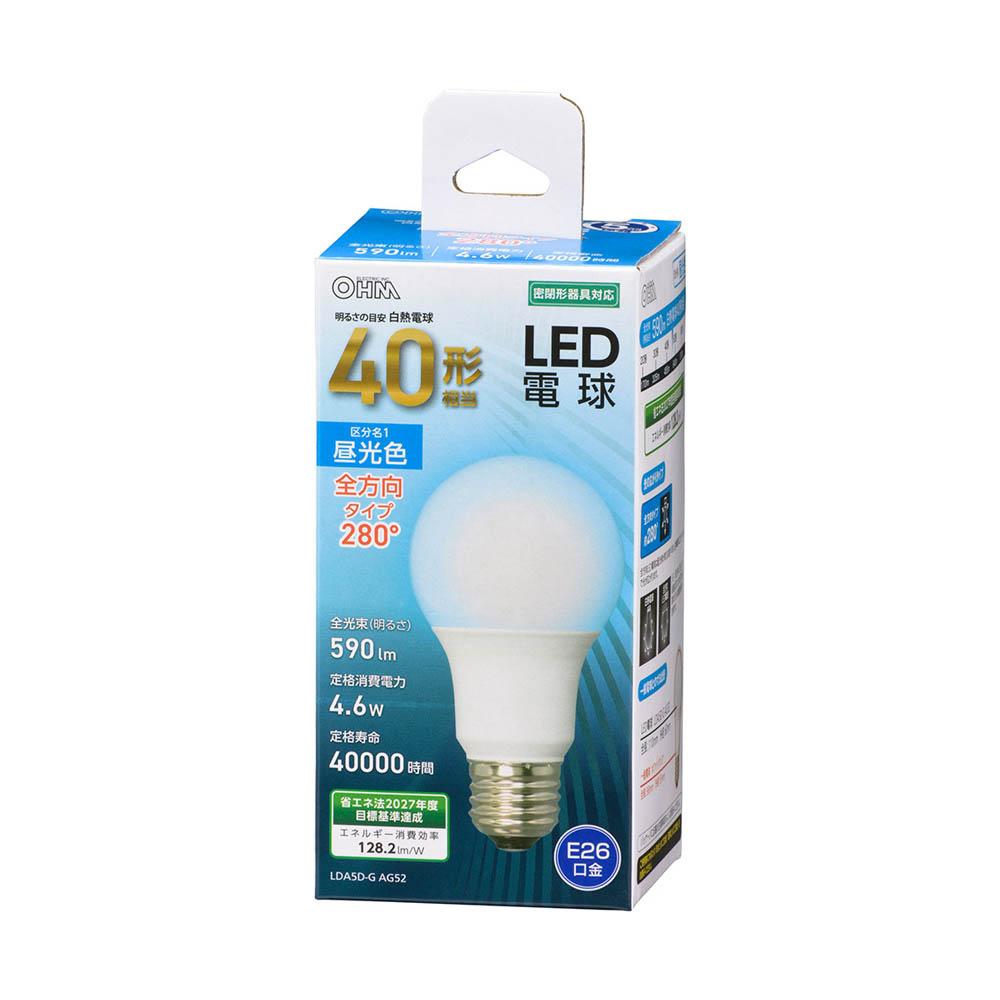 Ohm Electric LED Bulb E26 Equivalent to 40W