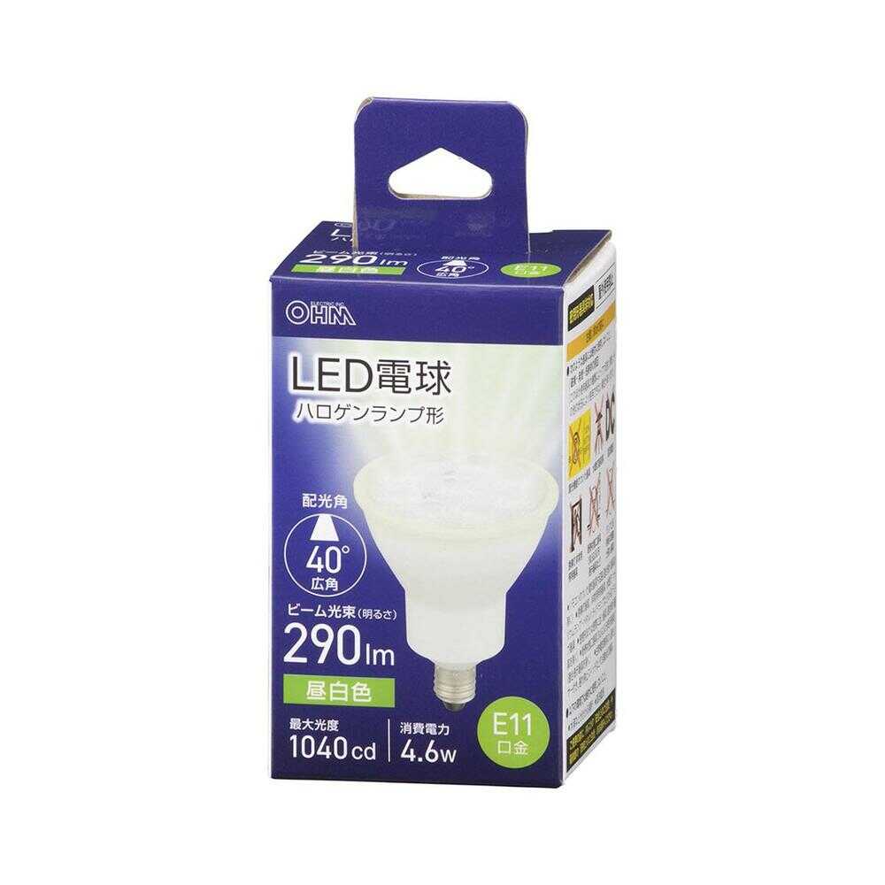Ohm Electric LED Bulb Halogen Shape E11 Wide Angle 4.6W
