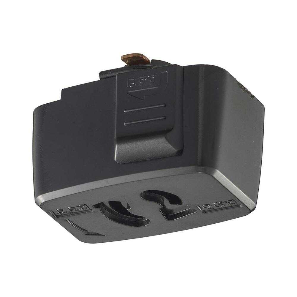 Ohm Electric Stopper Outlet for Lighting Duct 1-Pack