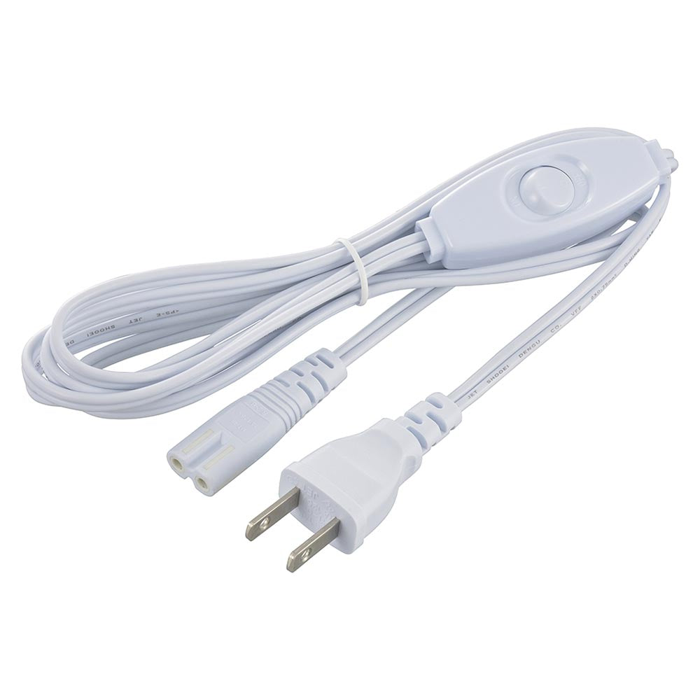 Ohm Electric Power Cord for LED Ebright Slim with Inline Switch 2m
