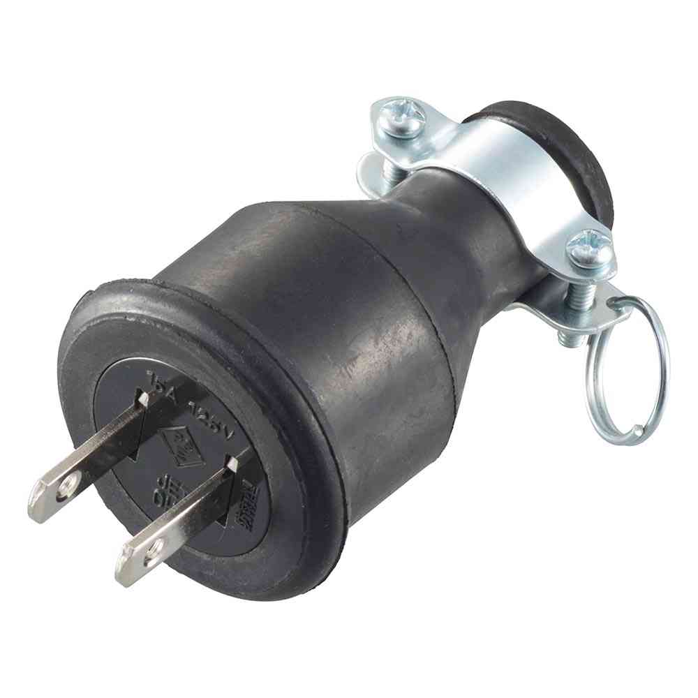 Ohm Electric 2P Waterproof Rubber Plug 06-5377
