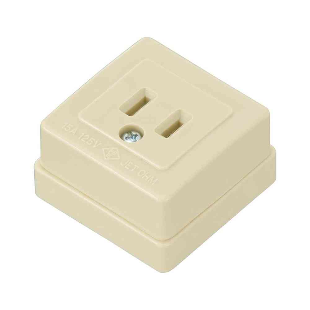 Ohm Electric Square Single Outlet