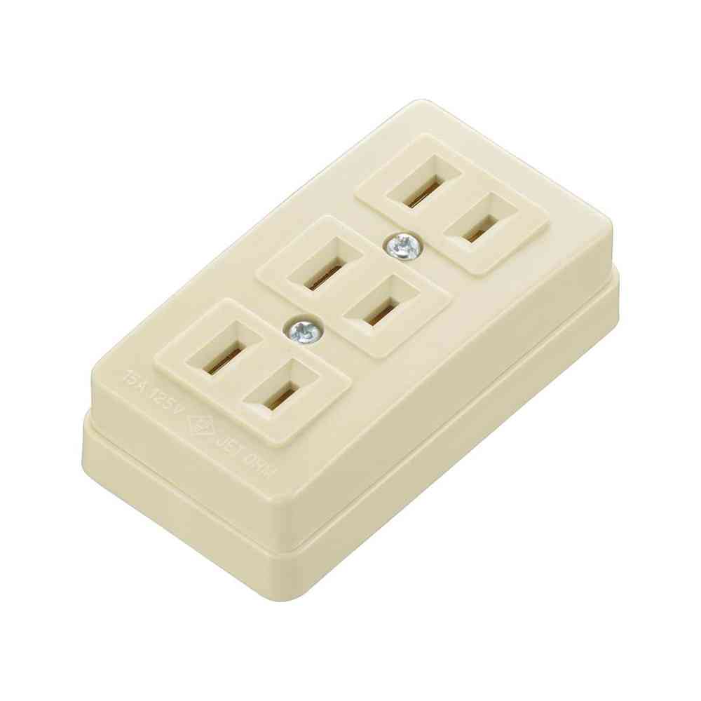 Ohm Electric Square Triple Outlet