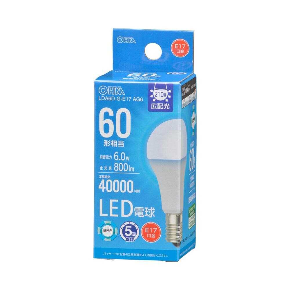 Ohm Electric LED Bulb Small E17 Equivalent to 60W 1-Pack