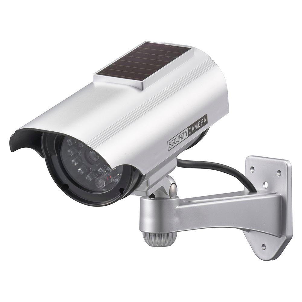 Ohm Electric Dummy Camera Solar-Powered Outdoor Type