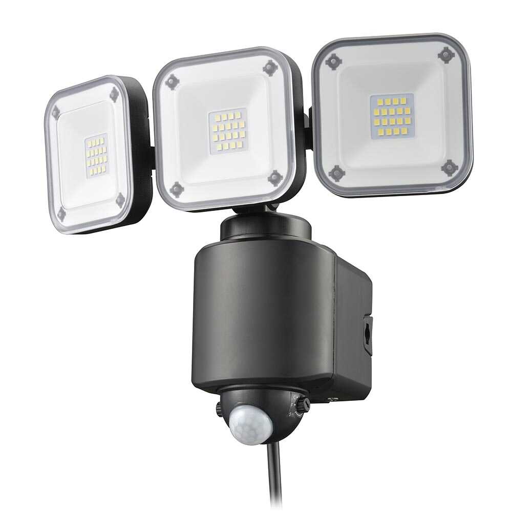 Ohm Electric Monban Security Sensor Light 3 Bulb Plug-in