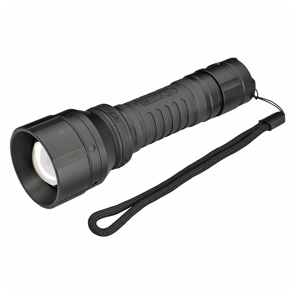 Ohm Electric LED Zoom Light with Rubber Grip USB Rechargeable 900 Lumens (1 Unit)
