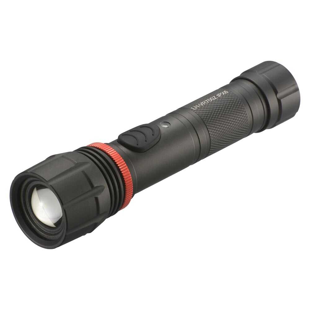 Ohm Electric LED Flashlight 700 Lumens LH-VR700Z-K