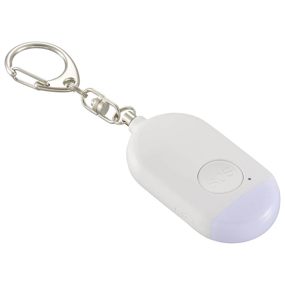 Ohm Electric LED Mini Light with Security Alarm Rechargeable