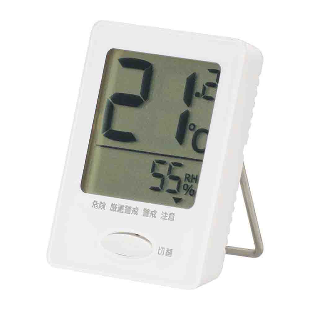 Ohm Electric Easy-to-Read Thermo-Hygrometer with Health Support Function