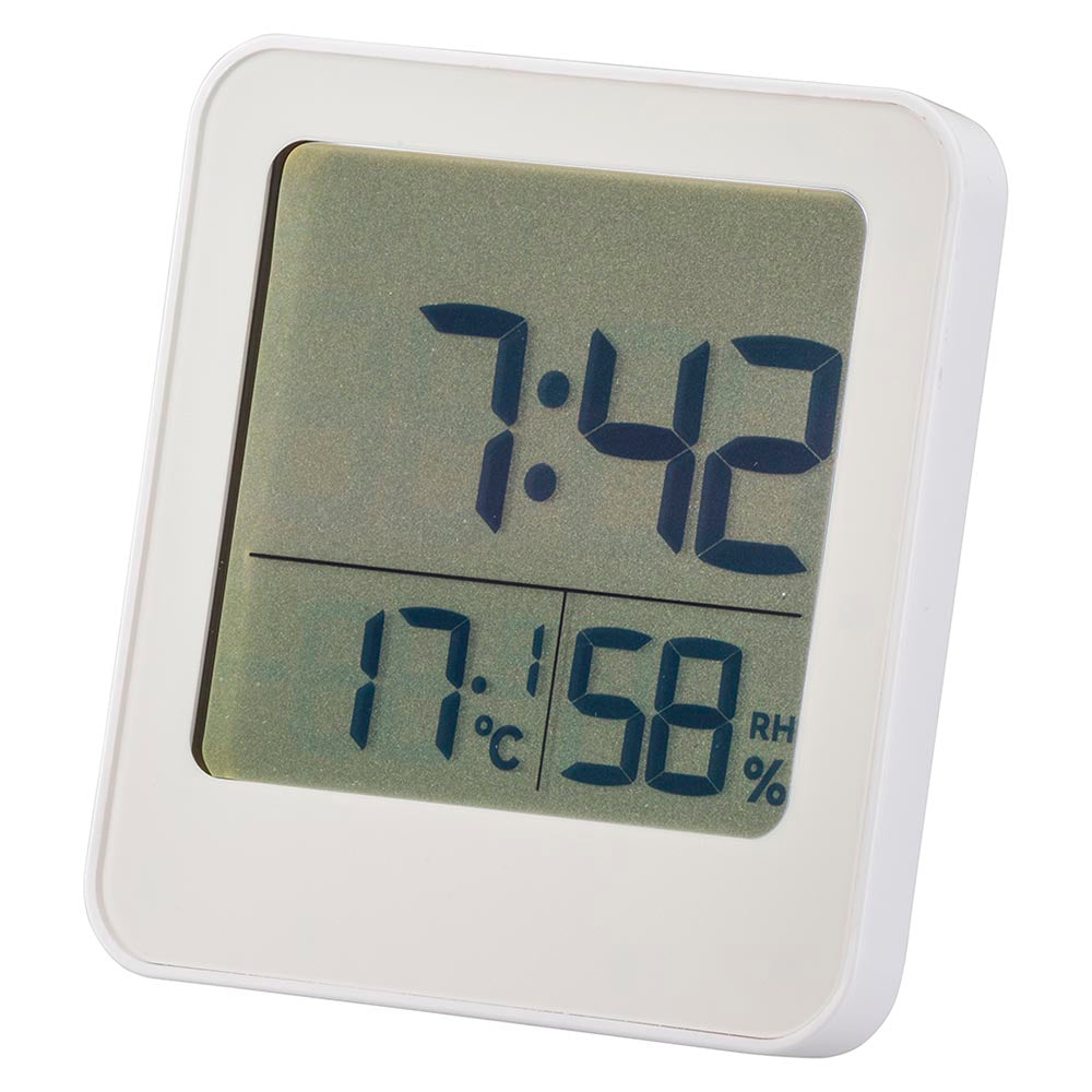 Ohm Electric Bath Clock & Hygrometer