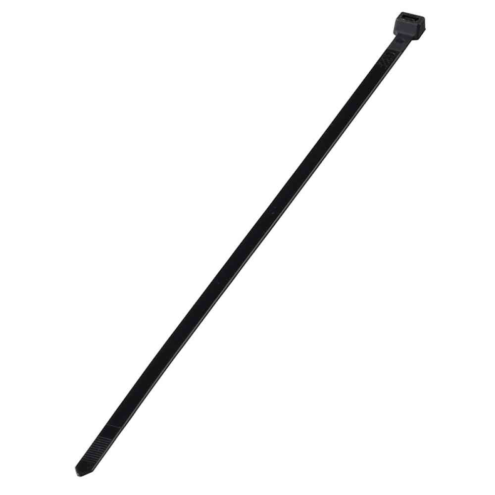 Ohm Electric Wide Tie Weather-Resistant 370mm Black 30-Pack