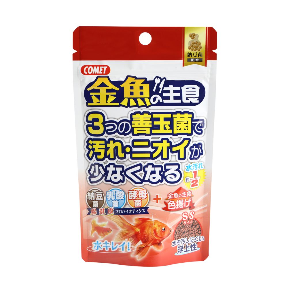 Itosui Goldfish Staple Food with Natto Bacteria Color Enhancer 40g+10g