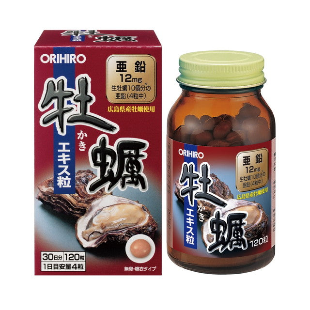 Orihiro Oyster Extract Tablets 120 Tablets