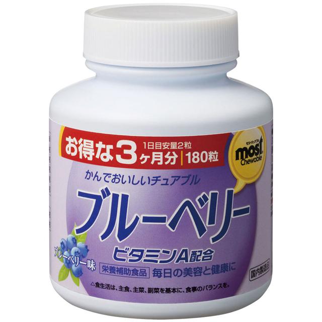 Orihiro MOST Chewable Blueberry 180 Tablets