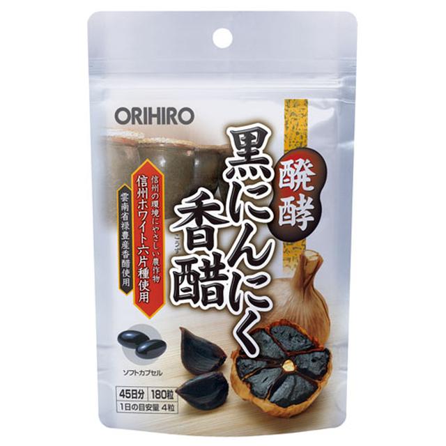 Orihiro Fermented Black Garlic Vinegar 180 Capsules