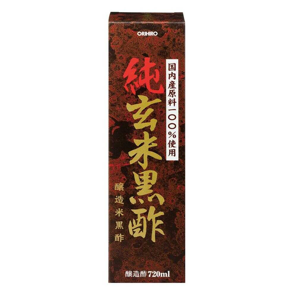 Orihiro Pure Brown Rice Black Vinegar 720ml