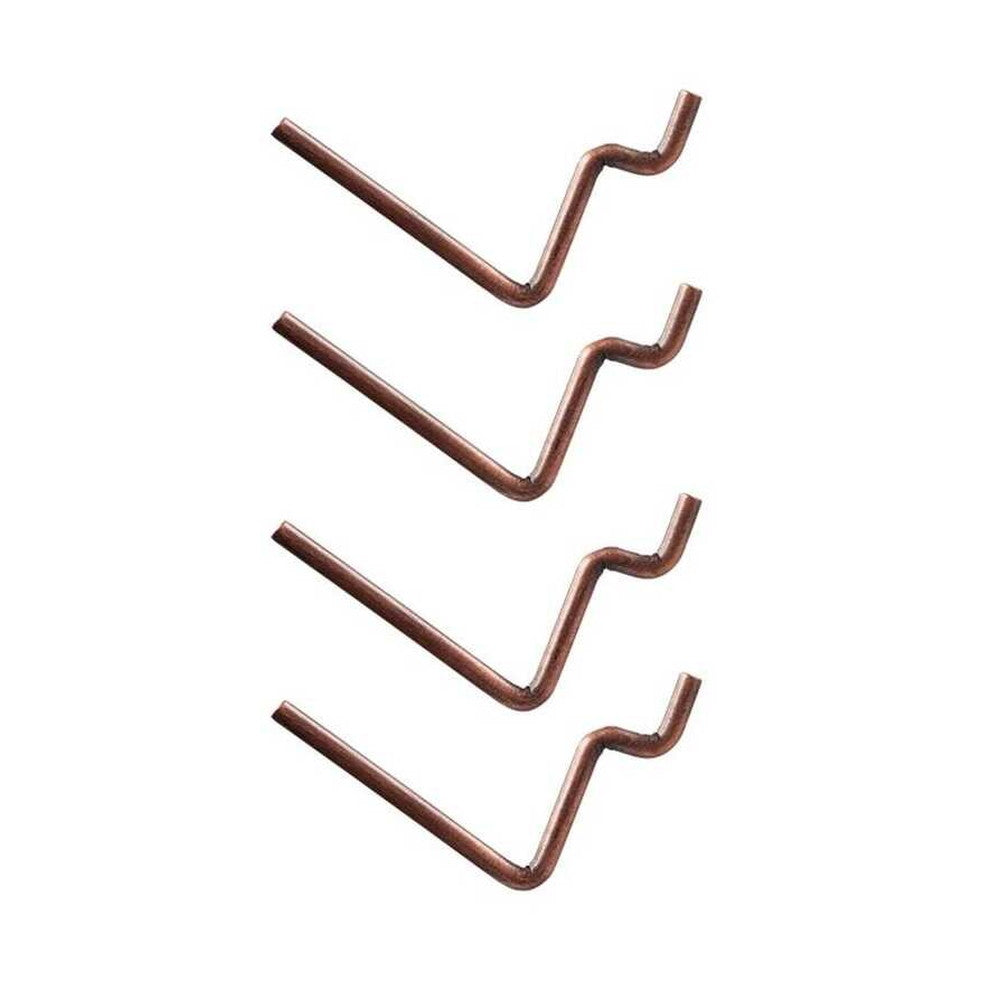 King Jim PEGGY L-Shaped Hook Brown (4-pack)