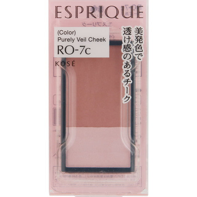 Kose Esprique Purely Veil Cheek RO-7c Rose