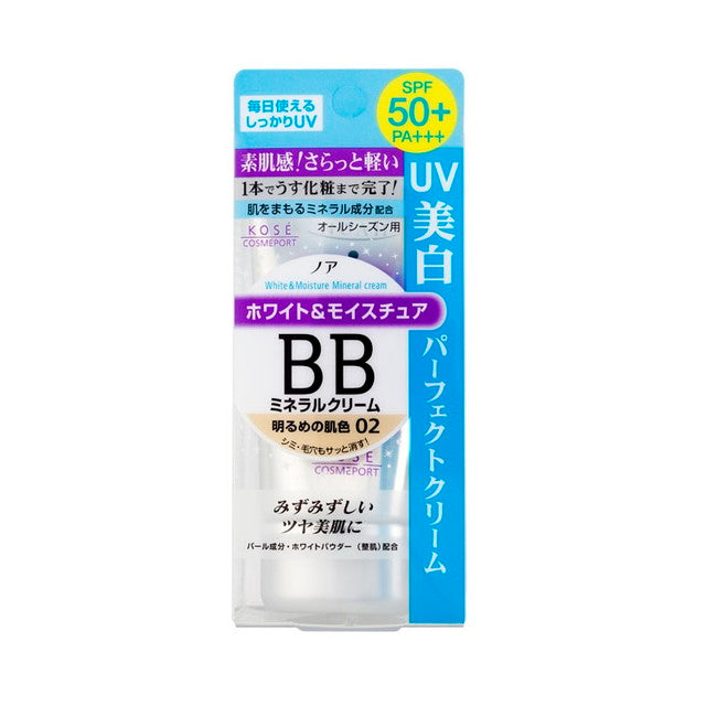 Kose Cosmeport Noah White & Moisture BB Mineral Cream UV 02 SPF50+ 50g
