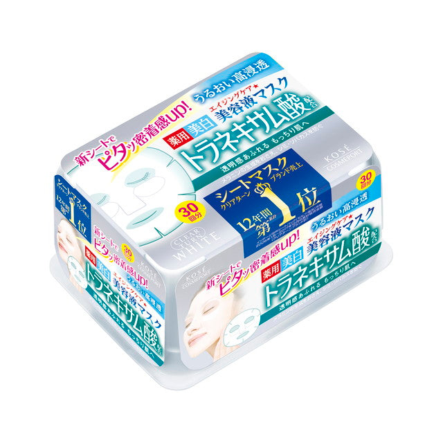 Kose Cosmeport Clear Turn Essence Mask (Tranexamic Acid) 30 applications
