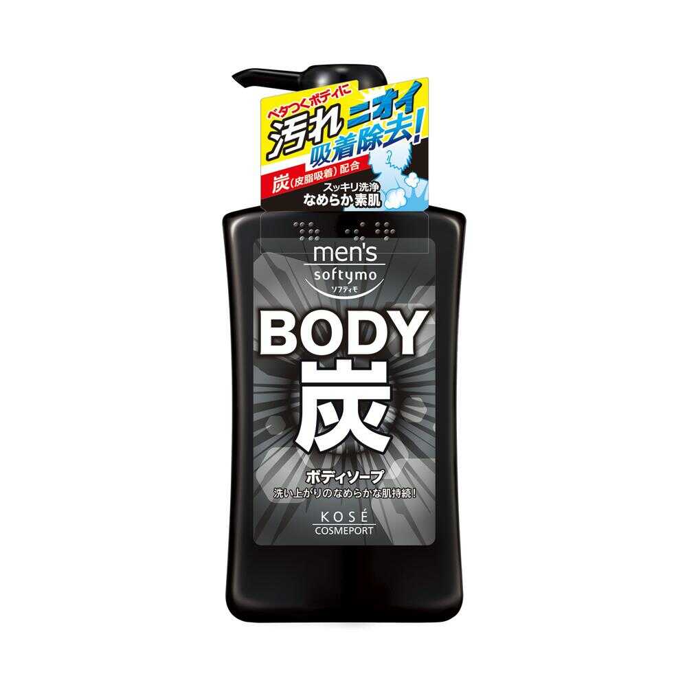 Kose Men's Softymo Body Soap Charcoal 550ml