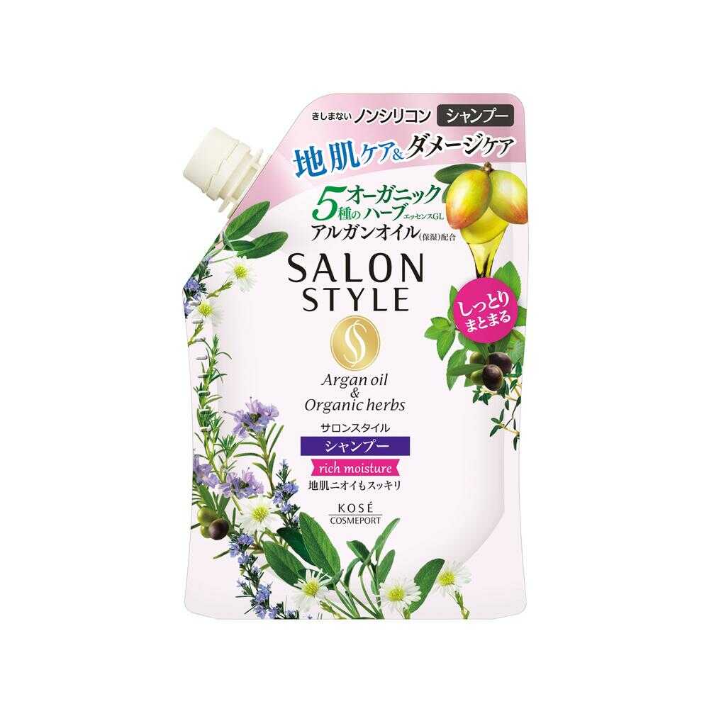 Kose Salon Style Shampoo Rich Moisture Refill 360ml