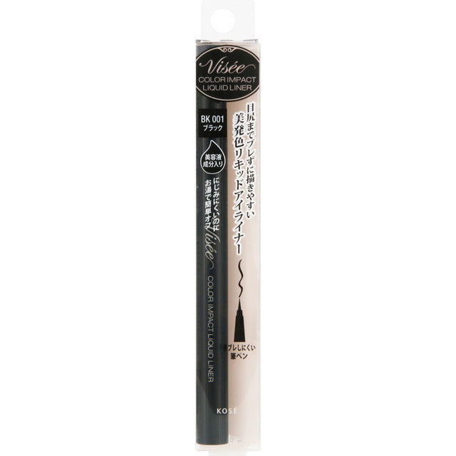 Kose Visee Lisse Color Impact Liquid Liner Black BK001