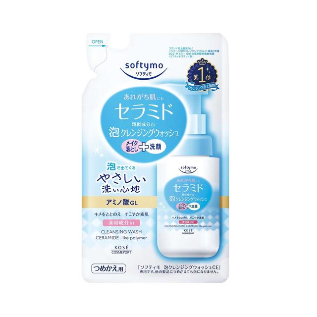 Kose Cosmeport Softymo Bubble Cleansing Wash Ceramide Refill 180ml