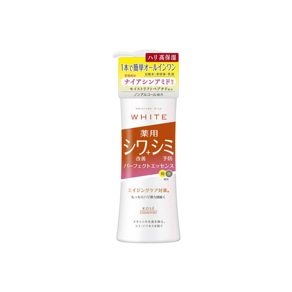 Kose Cosmeport Moisture Mild White Wrinkle Care Perfect Essence 230ml