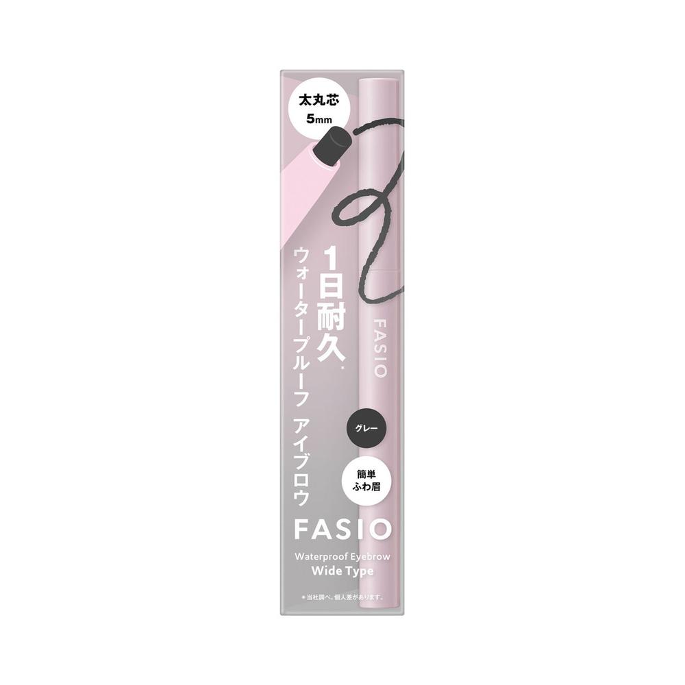 Fasio Waterproof Eyebrow (Thick Round Core) 01 Gray 0.7g