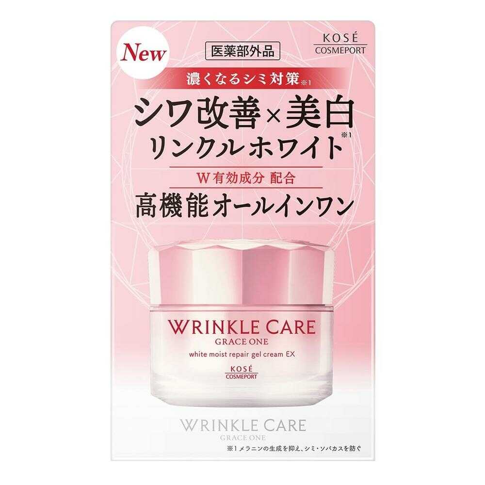 Kose Cosmeport Grace One Wrinkle Care White Moist Repair Gel Cream EX 100g