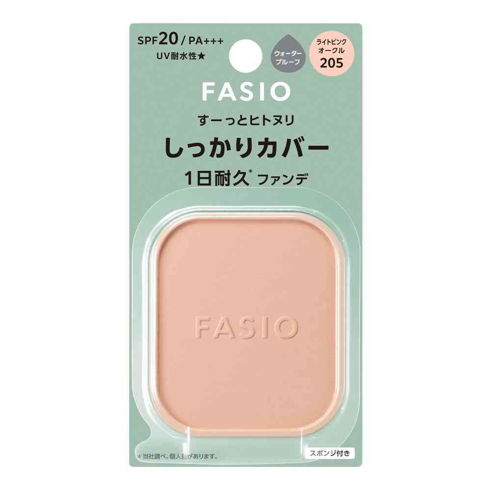 Kose Fasio Hitonuri Cover Long-lasting Foundation #205 10g