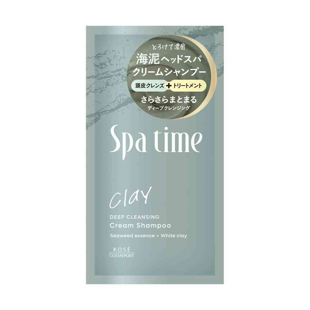 Kose Cosmeport Spa Time Cream Shampoo Deep Cleansing Trial Size 30g
