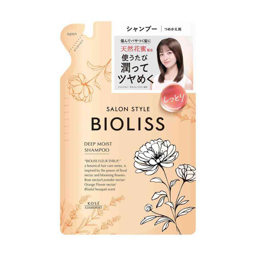 Kose Cosmeport Salon Style Biolis Fleur Syrup Deep Moist Shampoo Refill 330mL