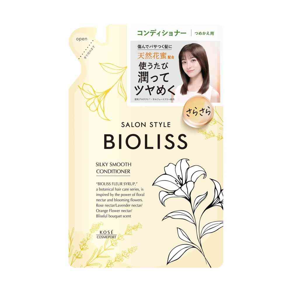 Kose Cosmeport Salon Style Biolis Fleur Syrup Silky Smooth Conditioner Refill 330mL
