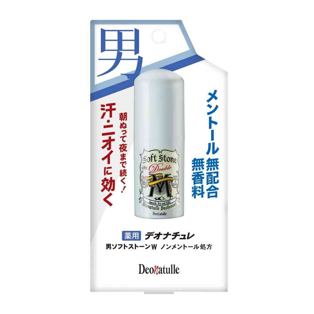 Civic Deonature Men's Soft Stone W Non-Menthol Formula 20g