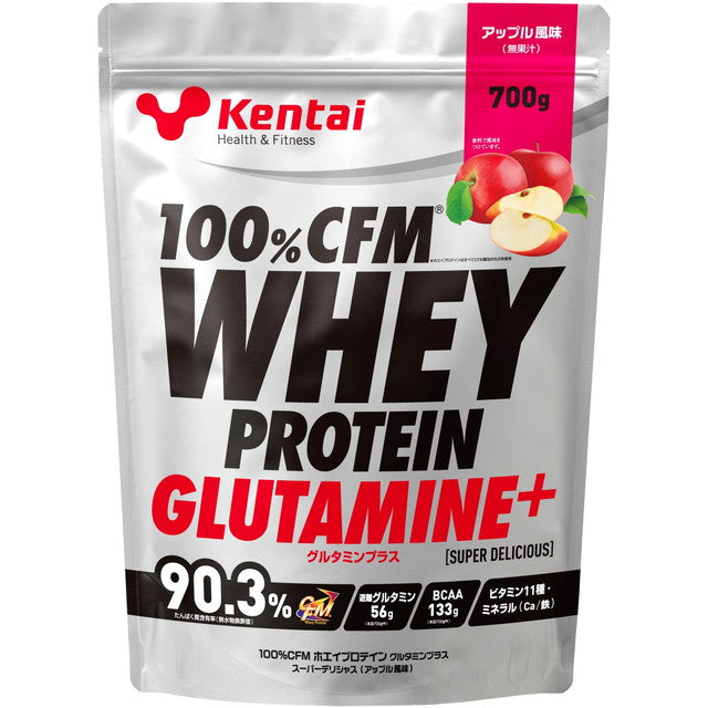 Kentai 100% CFM Whey Protein Glutamine Plus Apple Flavor 700g