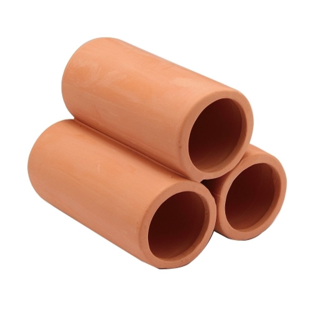JEX Unglazed Hideaway Round Pipe Mini