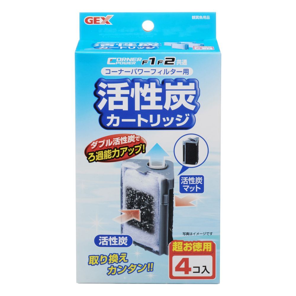 GEX Corner Power Filter Cartridge (4 pcs)