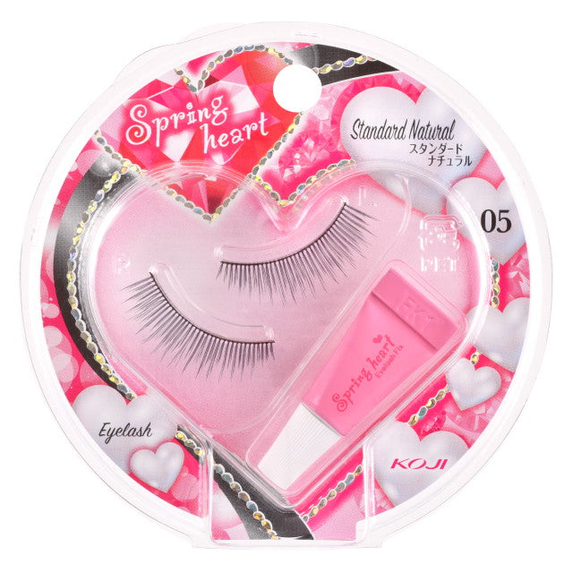 Cozy Honpo Spring Heart Eyelashes (False Eyelashes) 1 Pair No.5